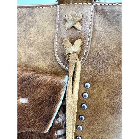 Trinity Ranch Hair-On Leather Concealed Carry Purse Handbag **READ** - Picture 3 of 15